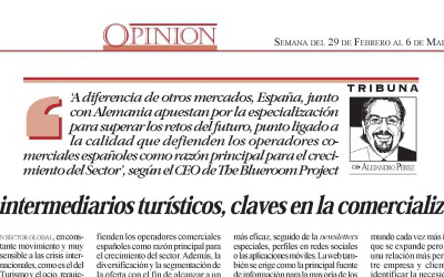 Alejandro Pérez Ferrant, CEO de The Blueroom Project, opina sobre “El futuro de la distribución de los viajes”