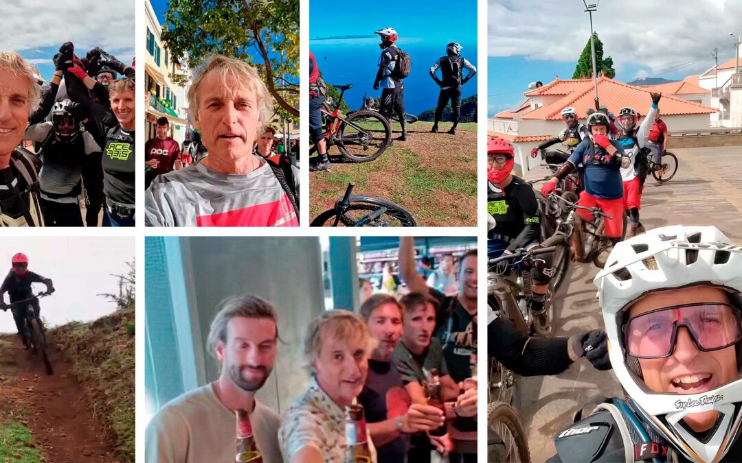 Madeira en bici Enduro con Jesús Calleja